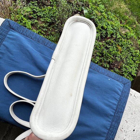 COACH Vintage Mambo Y2K Bucket 90s Ivory White Silver Small Mini Crossbody Bag - Picture 5 of 7